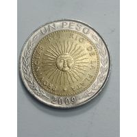 Аргентина 1 песо 2009 года .