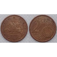 2 евроцента 2015 г Литва