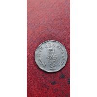 Индия 2 рупий 1997