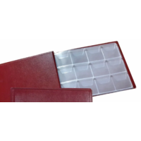 Альбом для монет 130х100 мм, 96 ячеек, 25х25, 8 листов цвет в ассортименте