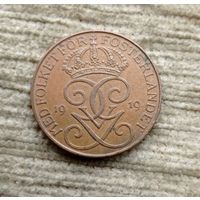 Werty71 Швеция 5 эре 1919 Бронза