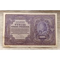 Werty71 Werty71 Польша 1000 огромных марок польских 1919 Костюшко не злотых банкнота