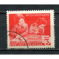 Югославия (ФНР) - 1951 - Детская неделя - [Mi. 643] - полная серия - 1 марка. Гашеная.  (Лот 67HU)-TG3P21