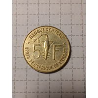 5 франков Западная Африка 1967 год