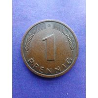 Германия ФРГ 1 пфенниг 1990 G