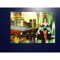 Календарик 07.2002-06.2003 г. Дворец Республики. Ресторан-варьете. Бильярдный зал.