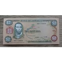 Werty71 Ямайка 2 доллара 1993 UNC банкнота