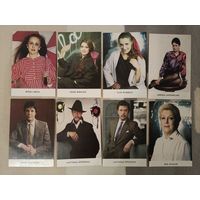 Календарики карманные артисты 8 шт. Одним лотом