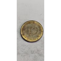 Германия 10 пфенниг 1994