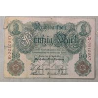 1910 год Германия 50 марок