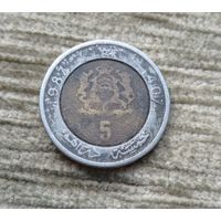 Werty71 Марокко 5 дирхамов 1987 1 2