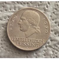 3 марки 1929 Лессинг