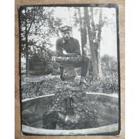 Фото военного. 1930-е. 9х12 см.