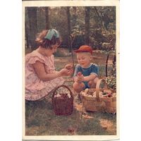 Подписанная открытка СССР. Фото Становова. 1957