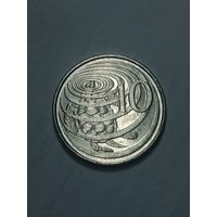 Каймановы острова 10 центов 2005 года .
