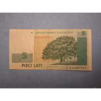 Латвия 5 латов 2009 года