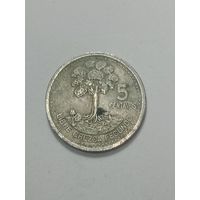 Гватемала 5 сентаво 2000  года .