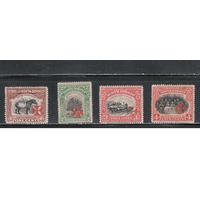 Северное Борнео-1916,(Мих.146-149)  * ,   Стандарт,Надп.,Фауна