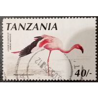 Танзания 1995. Розовый фламинго