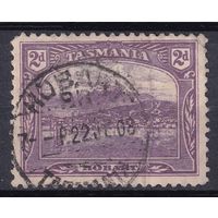 38.Aust. Великобритания. Австралийские штаты. Тасмания. Хобарт. 1905 г. 2d. Mi.#77C.