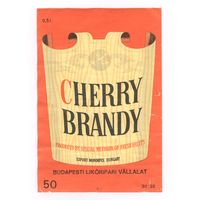 271 Этикетка Cherry Brandy Венгрия 1984
