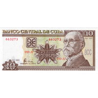 Куба, 10 песо, 2001 г., UNC