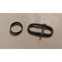 Пряжка и колечко 19в, с рубля!!!