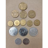 Монеты Украины. Начало 90-ых, начало 2000-х годов. С 1 руб!