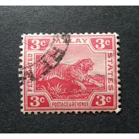 Великобритания\337с\ Малайя федерация. 1901-22 Стандарт, тигр