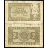 Польша 2 злотых 1941 год.