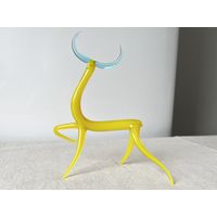 Статуэтка стекло олень 14см