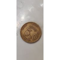 Марокко 10 сентимов 1974