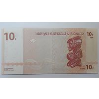 Конго, 10 франков 2003 г. Серия H N. UNC.