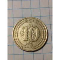 10 куруш Турция 2009 год.