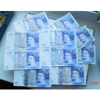 Королевские деньги 10шт. по 20(всё вместе)с рубля