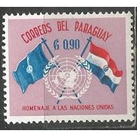 Парагвай. 15 лет ООН. 1960г. Mi#866.