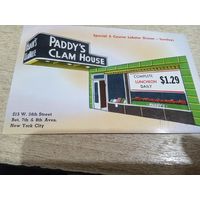 Почтовая карточка .Моллюсковый домик Пэдди.г Нью_Йорк