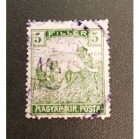 Марка Венгрия 1916 год Стандартный выпуск