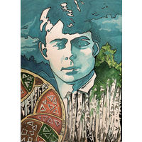 Открытка "Сергей Есенин"