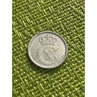 Дания 10 эре (оре) 1915 г