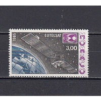Космос. Спутник связи. Монако. 1985. 1 марка. Michel N 1722 (1,5 е)