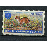 Малуку Селатан - 1953 - Фауна. Мышиный олень 4к - 1 марка. MNH.  (Лот 34HT)-TG3P15
