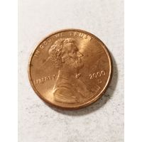 США 1 цент 2000 D