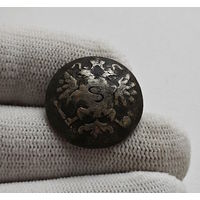 Пуговица мундирная орлянка РИА 1904-1917 г.,. Р. Левштейнъ, Рига, лот клос-1,5