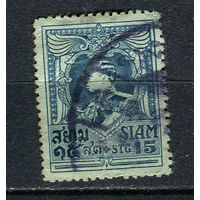 Таиланд - 1920/1926 - Король Вачиравуд 15S - [Mi.171A] - 1 марка. Гашеная.  (Лот 69Gv)-T4P17