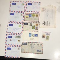 Иностранные конверты с иностранными марками