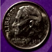 10 центов 2016 г  США