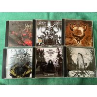 Шесть альбомов на CD-R Destroyer666, Samael, Black Funeral и др...