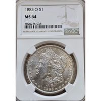 1 доллар 1885 О .MS-64 .Доллар Моргана
