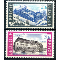 Бельгия - 1964г. - реконструкция доминиканского аббатства - 2 марки - полная серия, MLH [Mi 1364-1365]. #2-Be-48-B-1